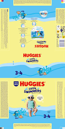 Schwimmwindeln Gr. 3/4 (7-15 kg), Maxi Pack  Huggies Little Swimmers