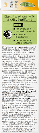 Sonnenfluid Gesicht sensitiv, LSF 30 alverde NATURKOSMETIK