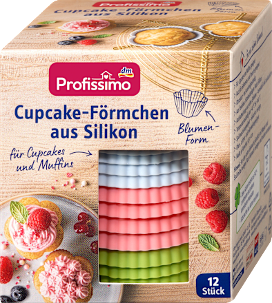 Muffinförmchen 2in1 Silikon Profissimo