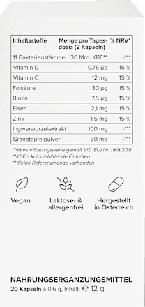 Darm-Komplex Dailybacs Women Kapseln 20 St mybacs
