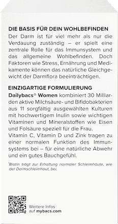 Darm-Komplex Dailybacs Women Kapseln 20 St mybacs