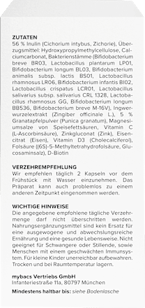 Darm-Komplex Dailybacs Women Kapseln 20 St mybacs