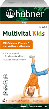 Multivital Kids Direktsticks 15 St hübner