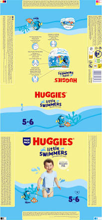 Schwimmwindeln Gr. 5/6 (12-18 kg), Maxi Pack Huggies Little Swimmers