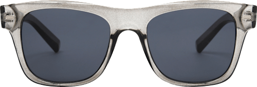 Sunčane naočale za odrasle - Moderan kvadratni okvir u prozirno sivoj boji SUNDANCE