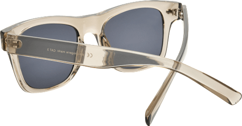 Sunčane naočale za odrasle - Moderan kvadratni okvir u prozirno sivoj boji SUNDANCE