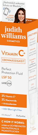 Fluid LSF 50 Vitamin C+ Perfect Protection judith williams COSMETICS