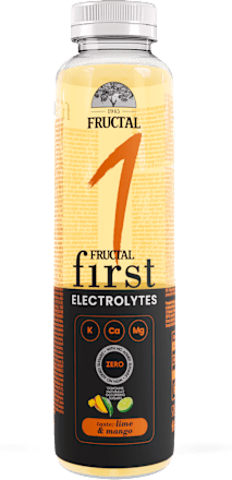 Funkcionalna voda First z elektroliti, limeta & mango Fructal