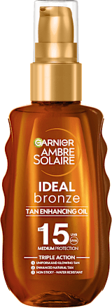 Слънцезащитно спрей олио Ideal Bronze SPF 15 GARNIER AMBRE SOLAIRE