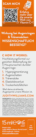 Augencreme Vitamin C+ Bye Bye Dark Circles judith williams COSMETICS