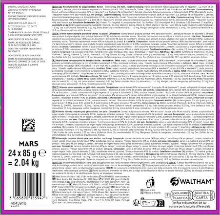Nassfutter Katze Geflügel Auswahl in Sauce, Adult 1+ Multipack (24x85 g) Whiskas