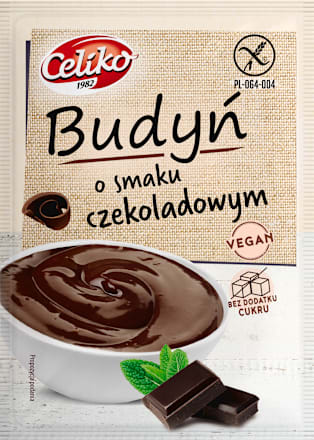 Budyń o smaku czekoladowym, bez cukru Celiko