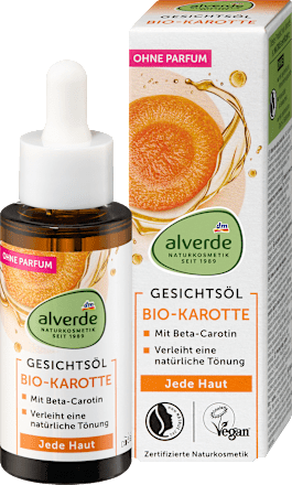 Olio viso alla carota bio alverde