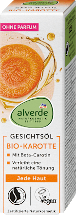 Olio viso alla carota bio alverde