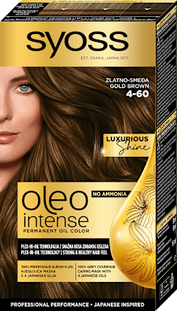 Barva za lase 4-60 Zlato Rjava syoss Oleo Intense
