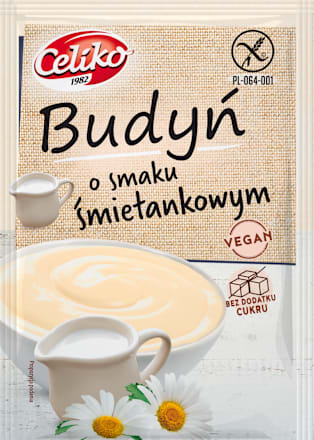 Budyń o smaku śmietankowym, bez cukru Celiko