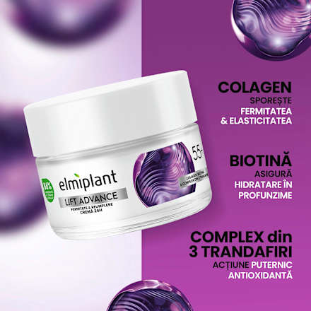 Cremă de față lift advance 55+ Elmiplant