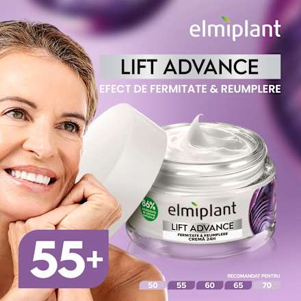 Cremă de față lift advance 55+ Elmiplant