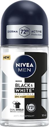 Deo roll-on Black & White Epic White NIVEA MEN