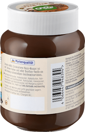 Schokoaufstrich Nuss-Nougat dmBio