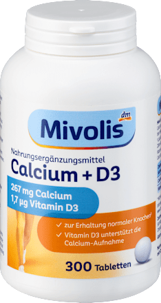 Kálcium+D3 vitamin tabletta Mivolis