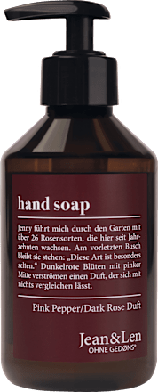 Tekuté mydlo Ružové korenie/Tmavá ruža Jean&Len