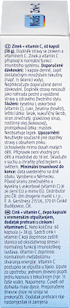 Cink + C-vitamin kapszula Mivolis