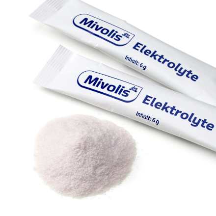 Elektrolitok étrend-kiegészítő, málna ízesítéssel Mivolis