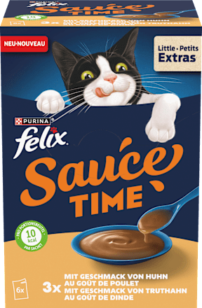 Katzensnack Sensations Sauce Time Huhn & Truthahn Felix