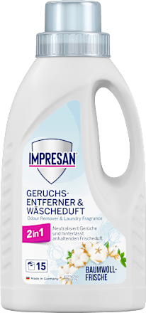 Geruchs-Entferner und Wäscheduft 2in1 Impresan