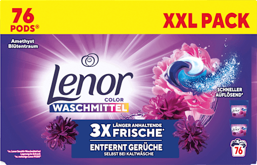 Universalwaschmittel All-in-1 Pods Amethyst & Blütentraum Lenor