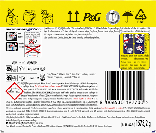 Universalwaschmittel All-in-1 Pods Amethyst & Blütentraum Lenor