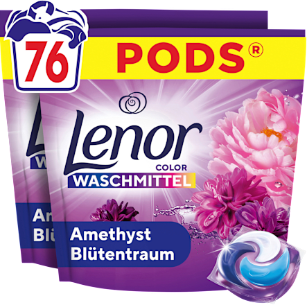Universalwaschmittel All-in-1 Pods Amethyst & Blütentraum Lenor