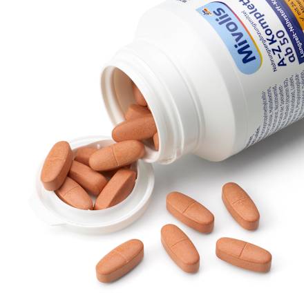 Prehransko dopolnilo z vitamini in minerali A-Z Komplett Mivolis