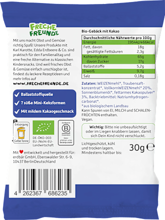 Kinderkekse Mini Kakao ab 4 Jahren Freche Freunde
