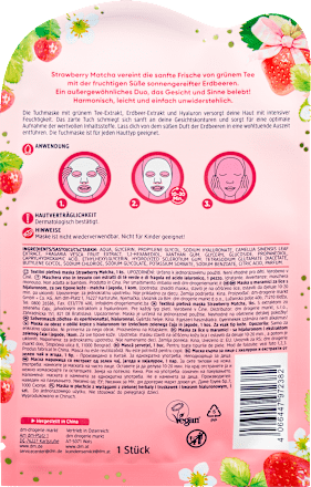 Tuchmaske Strawberry Matcha Balea