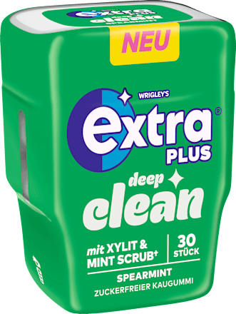 Kaugummi, PLUS Deep Clean, Spearmint, zuckerfrei EXTRA