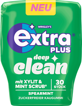 Kaugummi, PLUS Deep Clean, Spearmint, zuckerfrei EXTRA