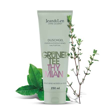 Sprchovací gél Zelený čaj/Tymián Jean&Len