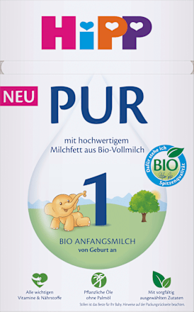 Anfangsmilch 1 PUR von Geburt an HiPP