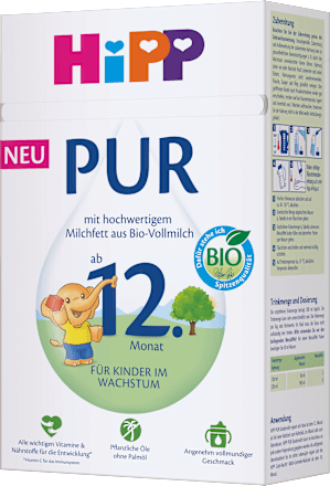 Folgemilch PUR ab dem 12.Monat HiPP