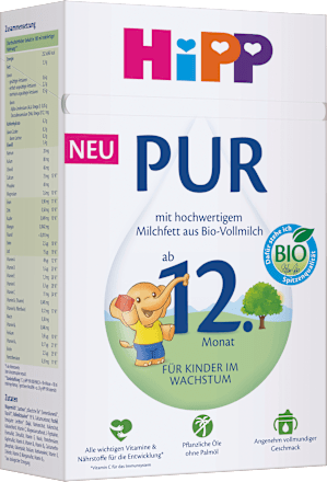 Folgemilch PUR ab dem 12.Monat HiPP