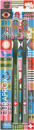 Zubné kefky Ultra Soft 5460 - Zelená edícia CURAPROX