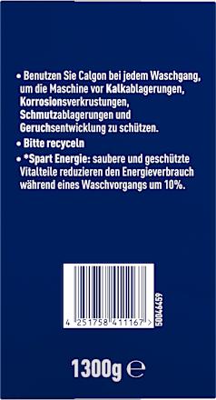 Waschmaschinenreiniger Wasserenthärter Concentrated Power Pulver 4in1 Calgon