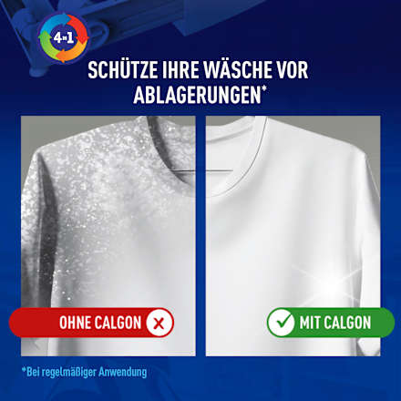Waschmaschinenreiniger Wasserenthärter Power Tabs 4in1 Calgon