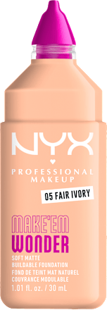 Tekući puder Make 'Em Wonder – 05 Fair Ivory NYX PROFESSIONAL MAKEUP
