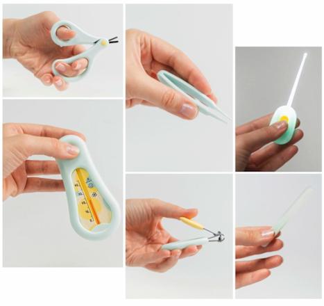 Set pentru îngrijire bebeluși 6în1 orange babysnugg