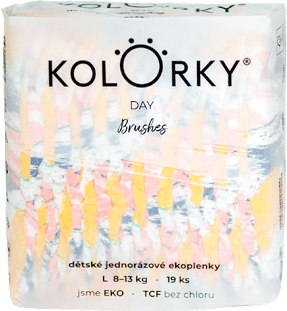 pleny DAY velikost L, motiv Štětce KOLORKY