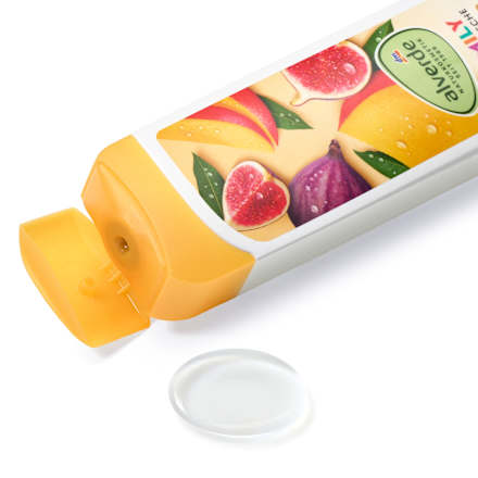 Ápoló családi tusfürdő Zeit für Freude, bio mangóval és bio fügével alverde NATURKOSMETIK