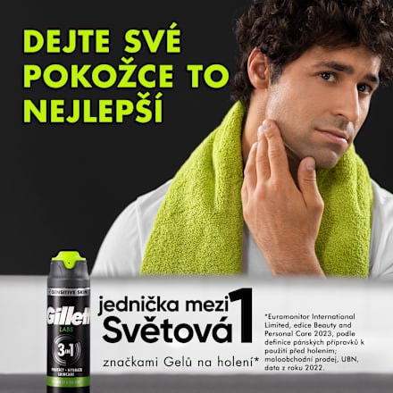 gel na holení Labs 3 v 1 Gillette